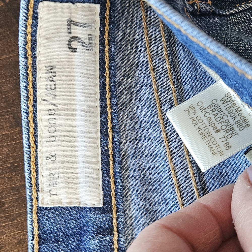 rag & bone Blue Ankle Jeans with Classic Denim Fabric